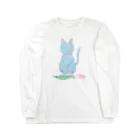 shousou八景のねことチューリップ Long Sleeve T-Shirt