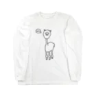 Aliviostaのアルパカライオン 動物イラスト（王冠なし） Long Sleeve T-Shirt