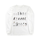 空とぶペンギン舎のペンギン18種類 Long Sleeve T-Shirt