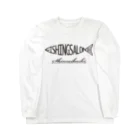 フィッシングサロン心斎橋ONLINEのFSSフィッシュロゴ（黒） Long Sleeve T-Shirt