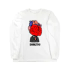 ぱすてるぽっぷの某政治家のオリジナルユニークデザイン Long Sleeve T-Shirt