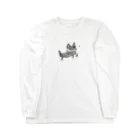 Qちゃんショップのボーダーコリーがいっぴき Long Sleeve T-Shirt