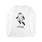 ⭕️我無のPANDA ロングスリーブTシャツ