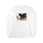 moko1995のずいずいクロネコ Long Sleeve T-Shirt