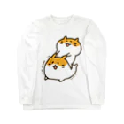 LINEスタンプ販売中ぱんのむにむにハムスター（カラー） Long Sleeve T-Shirt