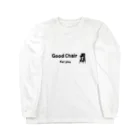  - Studio Opicon Store - のGood chair for you (ライン) ロングスリーブTシャツ