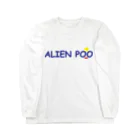 宇宙人うんちのALIEN POO ロングスリーブTシャツ