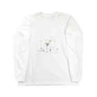 ももろ のソフトクリームとしろくま Long Sleeve T-Shirt