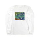 Art Baseのゴッホ / アイリス / 1889 / Irises Vincent van Gogh ロングスリーブTシャツ