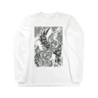 片翼の風見鶏(モノクロ) Long Sleeve T-Shirt