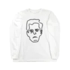 Aliviostaのウィトゲンシュタイン Wittgenstein イラスト 哲学者 偉人アート Long Sleeve T-Shirt