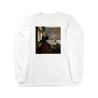 Art Baseの兵士と笑う女 / フェルメール (Officer and Laughing Girl 1657) Long Sleeve T-Shirt