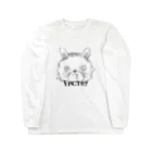 まろ工房のRockうさぎ Long Sleeve T-Shirt