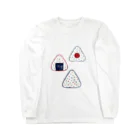 IZANAMI by Akane Yabushitaの【日本レトロ#07】おにぎり Long Sleeve T-Shirt