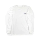 おもち屋さんのごろごろねこ（紫） Long Sleeve T-Shirt