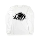 Cɐkeccooのからだのぶひん-ぱっちり単眼 Long Sleeve T-Shirt