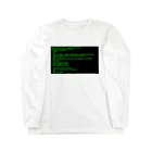 HOTATEHOTELの緑と黒のHTML Long Sleeve T-Shirt