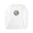 保護猫カフェ「駒猫」さん家のNo.4 イチゴちゃん♪ Long Sleeve T-Shirt