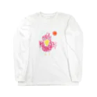 manamanawaruのアカびろこう Long Sleeve T-Shirt