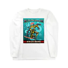 nidan-illustrationのSUZUMEBACHI -NINJA BORG- Long Sleeve T-Shirt