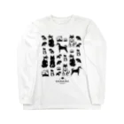 タバタ画房の黒柴たくさん Ver.1 Long Sleeve T-Shirt