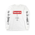 StrangeTwist -ストレンジツイスト-のIs it real ? Is it fake ? Long Sleeve T-Shirt