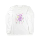 manamanawaruのパープルワルビロ Long Sleeve T-Shirt