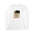 Art Baseのグスタフ・クリムト / 1910 / The Black Feather Hat / Gustav Klimt ロングスリーブTシャツ