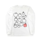 だぎちゃん| クスッとゆるイラストのapple ロングスリーブTシャツ