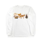 ちなきのこのWild animal japan Long Sleeve T-Shirt