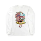 オリジナル雑貨店『ホットドッグ』の『赤ずきんちゃん』　ロングTシャツ　オリジナルデザイロンT ロングスリーブTシャツ