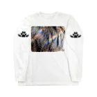 Cat in the Light（光の中の猫）の【猫】キジトラ模様と虹 Long Sleeve T-Shirt