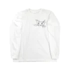 fDESIGNのfm_07b_ねこ ロングスリーブTシャツ