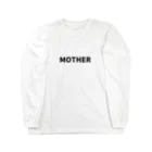 にじマンのMOTHER(黒文字) ロングスリーブTシャツ