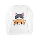 スナネコシンドバッド SUZURIキャラバンのしばねこ ロングスリーブTシャツ