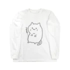 モモたろ屋のつかれた猫くん Long Sleeve T-Shirt