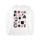 POTLUCK（ポットラック）のPOTLUCK Graffiti Pink Long Sleeve T-Shirt