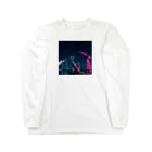 yuki-worksのNight harbor Long Sleeve T-Shirt