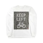 YAMARINのKEEP LEFT ロングスリーブTシャツ