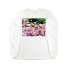 DOLUXCHIC RAYLOのPink flowers  ロングスリーブTシャツ