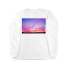 DOLUXCHIC RAYLOのPink Sunset sky ロングスリーブTシャツ