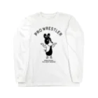 Aliviostaのプロレス 悪役レスラー ヒール イラスト Long Sleeve T-Shirt