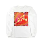 優しい月のあたたかなハート Long Sleeve T-Shirt