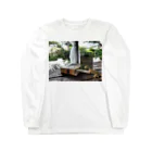 a_ha_26のタバコと恐竜 Long Sleeve T-Shirt