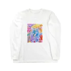 lalasandiegoのpalette.2(縦ver.) ロングスリーブTシャツ