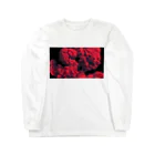 wahgrahfのBlur Collage 1 Red Long Sleeve T-Shirt