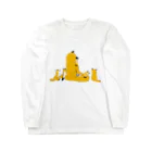 ももろ のきつねの親子 Long Sleeve T-Shirt