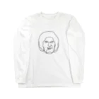 Aliviostaの大巨人 イラストTシャツ 偉人 Long Sleeve T-Shirt