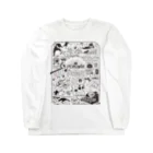 ささきまゆのペンギン×ステーショナリー Long Sleeve T-Shirt