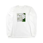 m.petite 8/1～creema store 二子玉川ライズの白紫陽花から落ちる雫 Long Sleeve T-Shirt